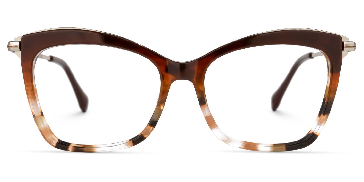 Russell Cateye Brown Glasses | ZEELOOL Canada0