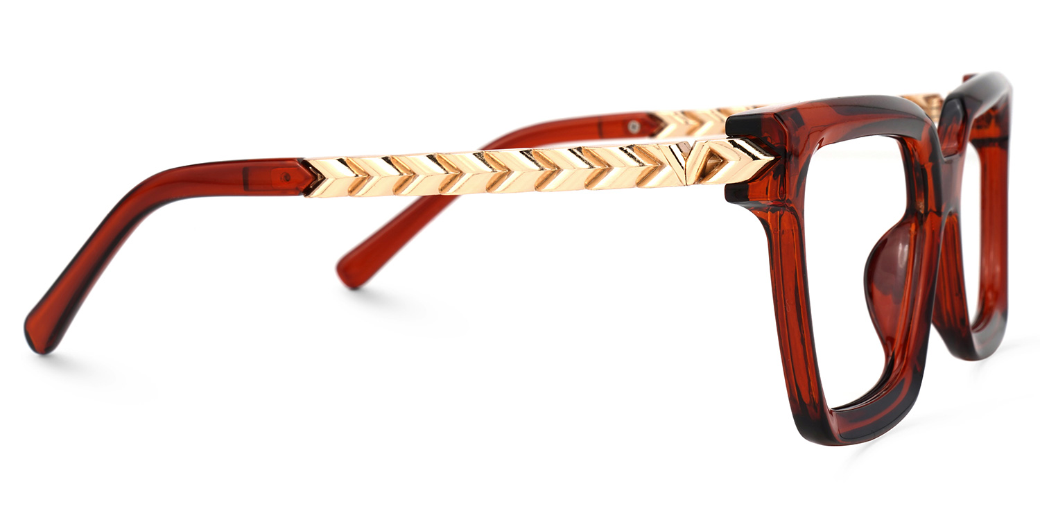 Andino Square Red Glasses | ZEELOOL Canada2