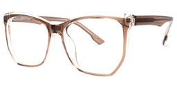 Libby Geometric Brown Glasses3