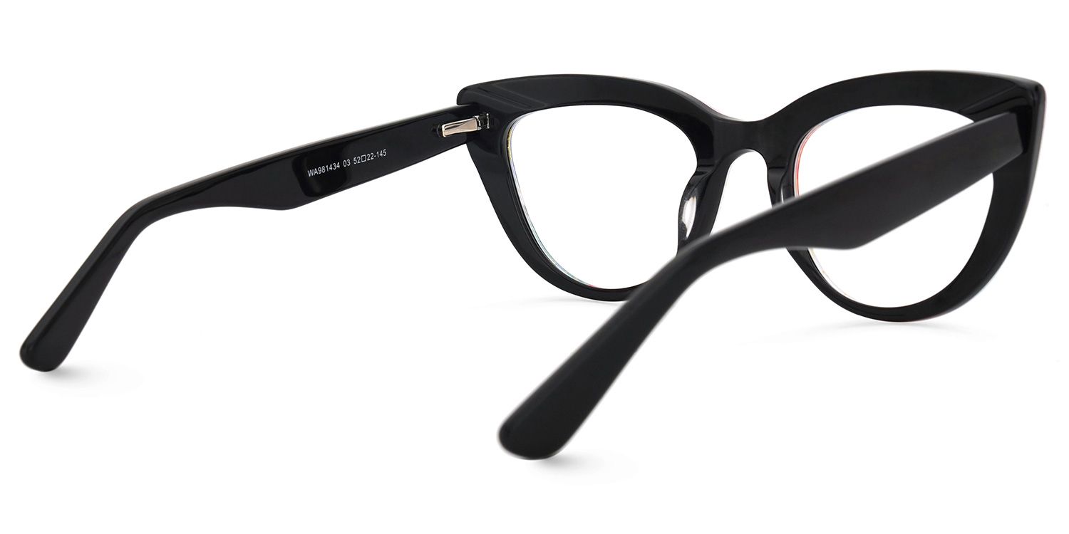 Makie Cateye Blue-Floral Glasses | ZEELOOL Canada3