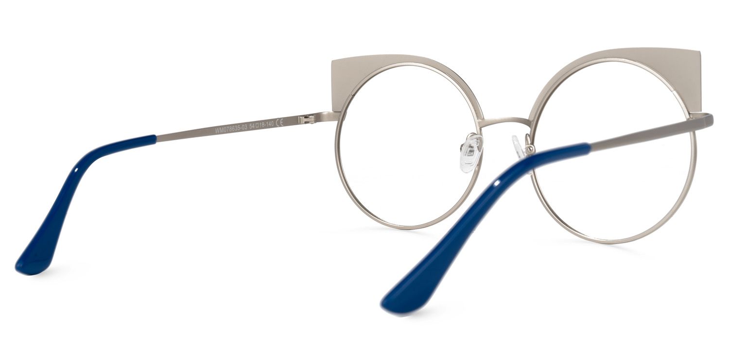 Arnisha Cateye Blue Glasses | ZEELOOL Canada3