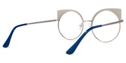 Arnisha Cateye Blue Glasses3