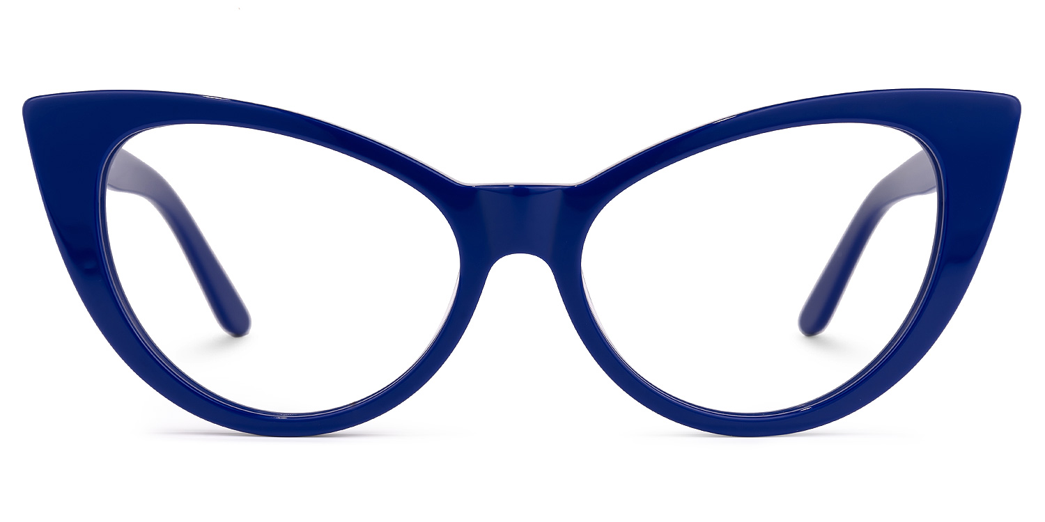 Marilyn Cateye Blue Eyeglasses | ZEELOOL Canada0