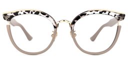 Laraine Cat Eye Tortoise Glasses0
