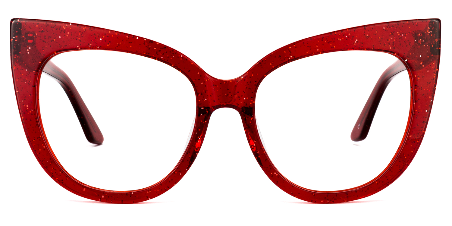 Trenton Cateye Red Glasses | ZEELOOL Canada0