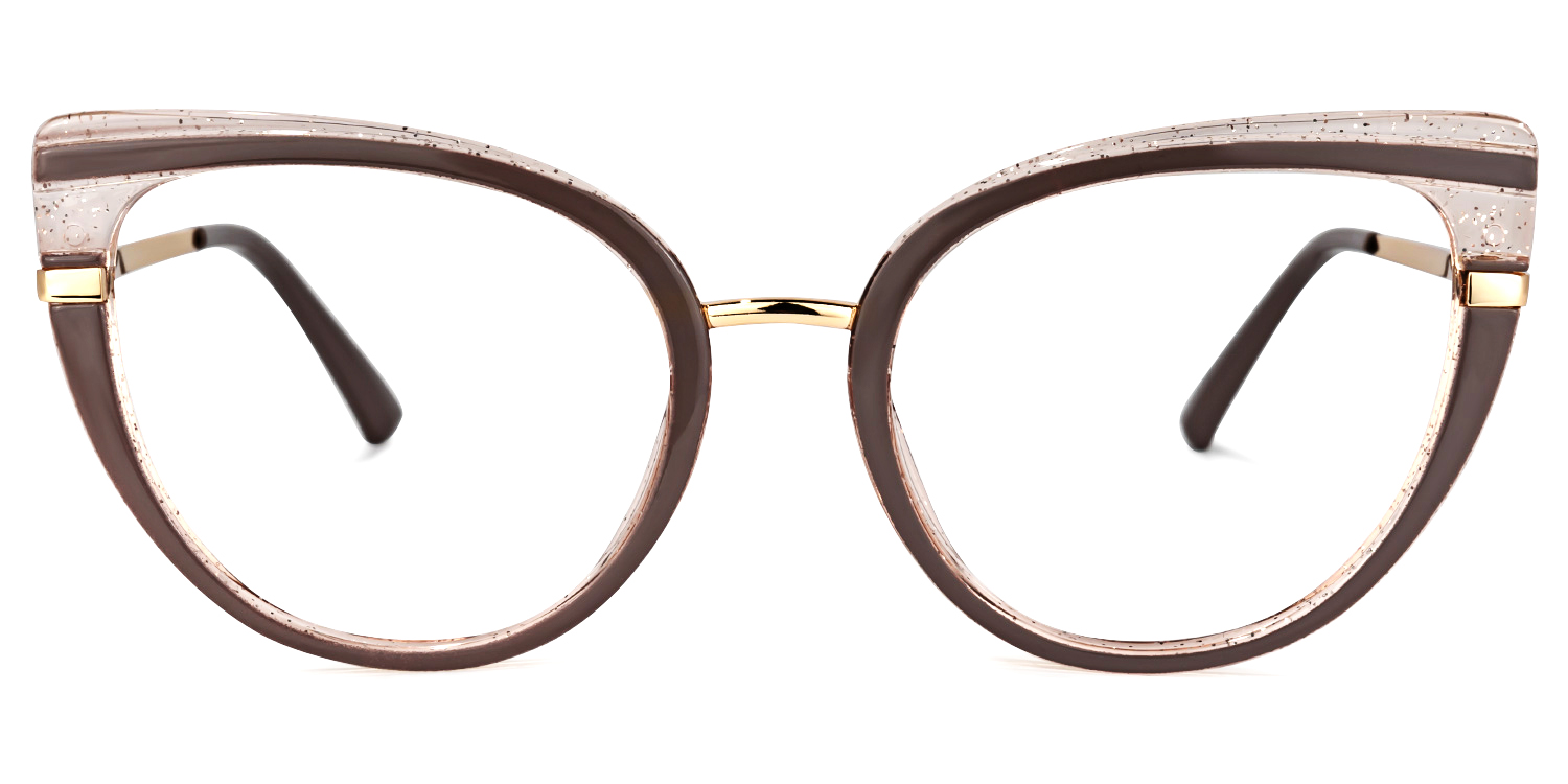 Medinas Cateye Khaki Glasses0