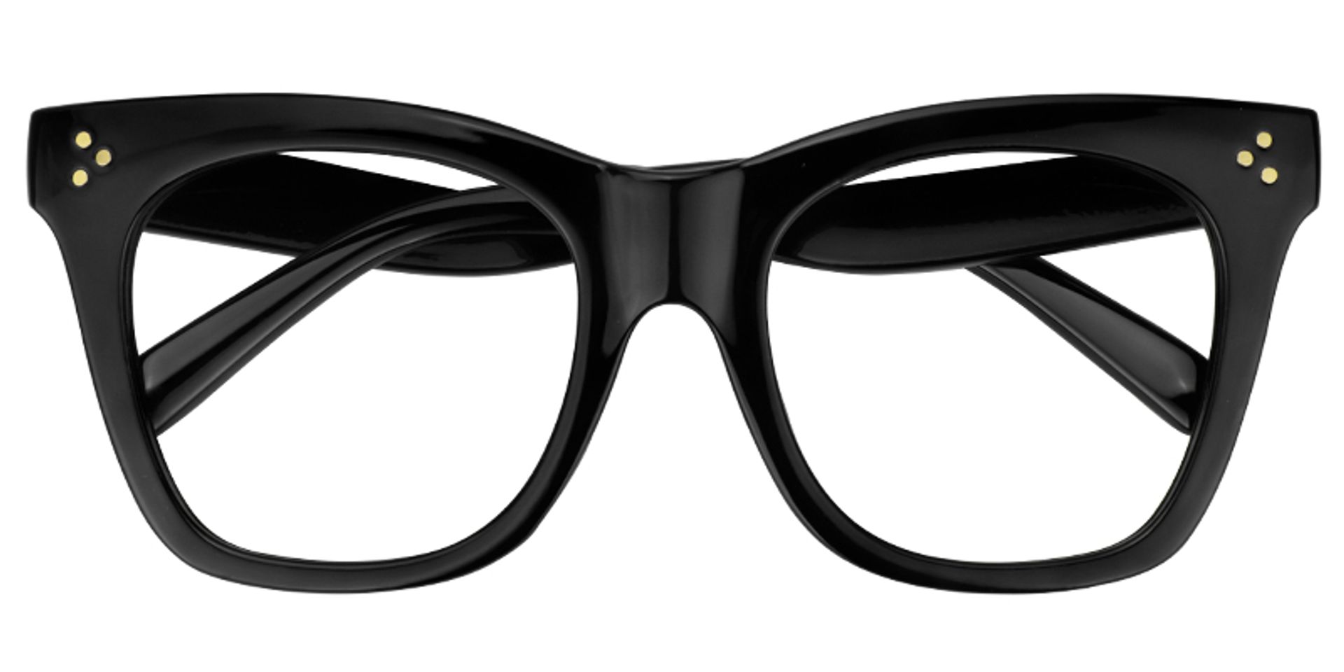 Gordon Rectangle Black Eyeglasses & Glasses Frames1