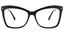 Isaebella Butterfly Black Glasses0