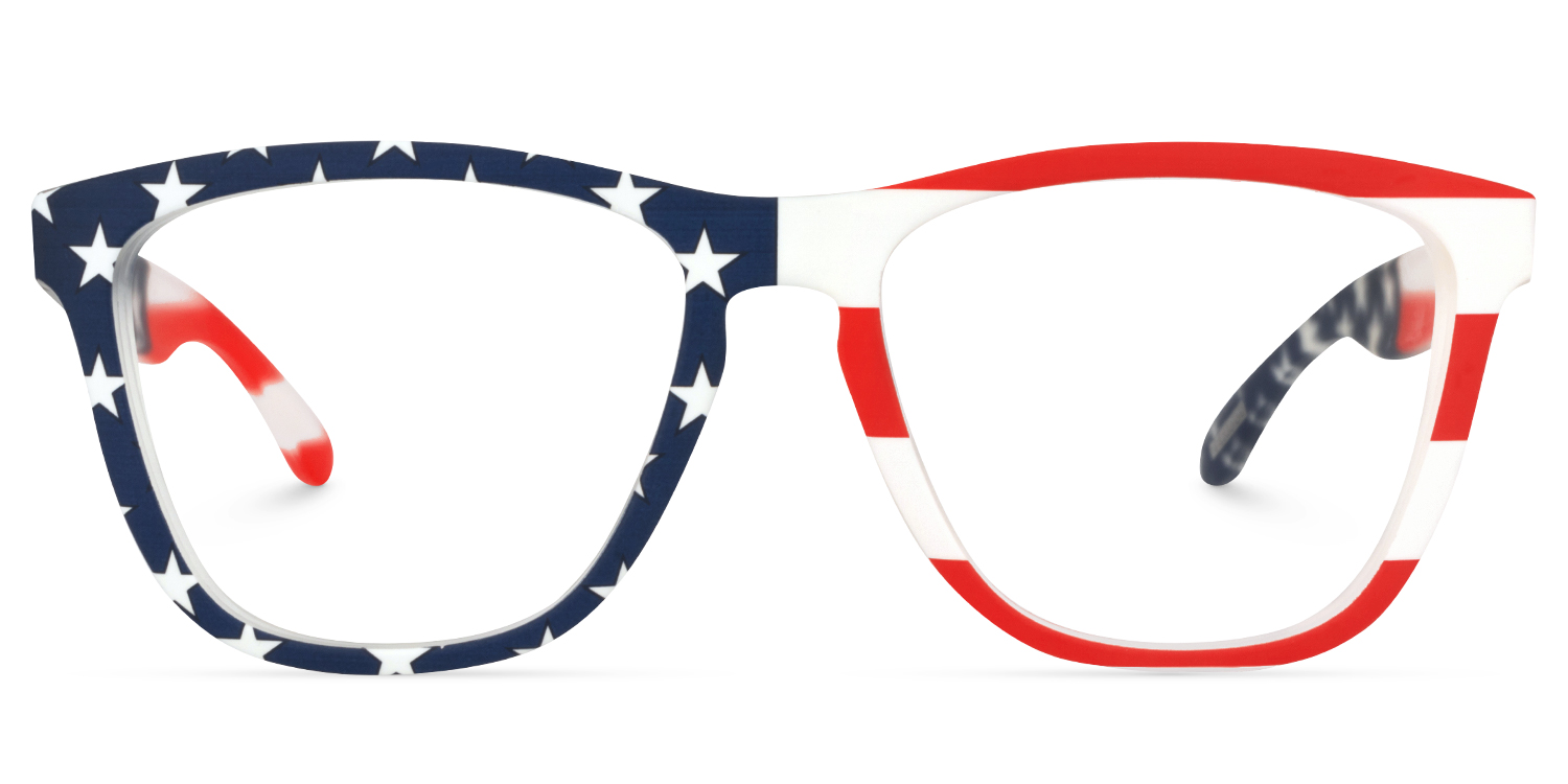 Pedro Square USA Flag Glasses | ZEELOOL Canada0