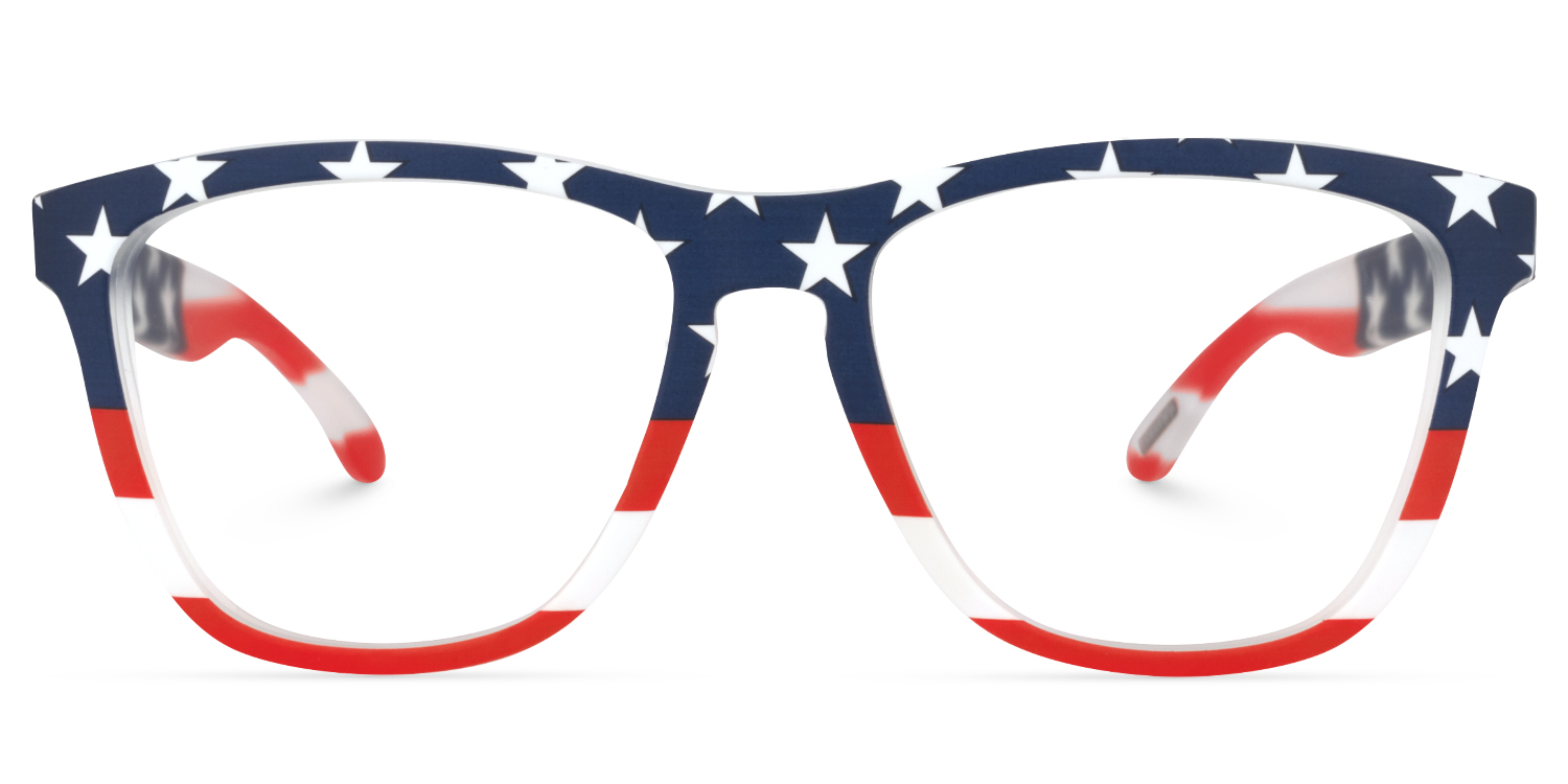 Theo Square USA Flag Glasses | ZEELOOL Canada0