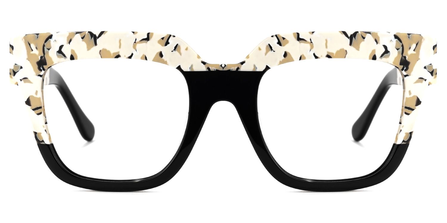 Carolann Square Black Frame Glasses | ZEELOOL Canada0