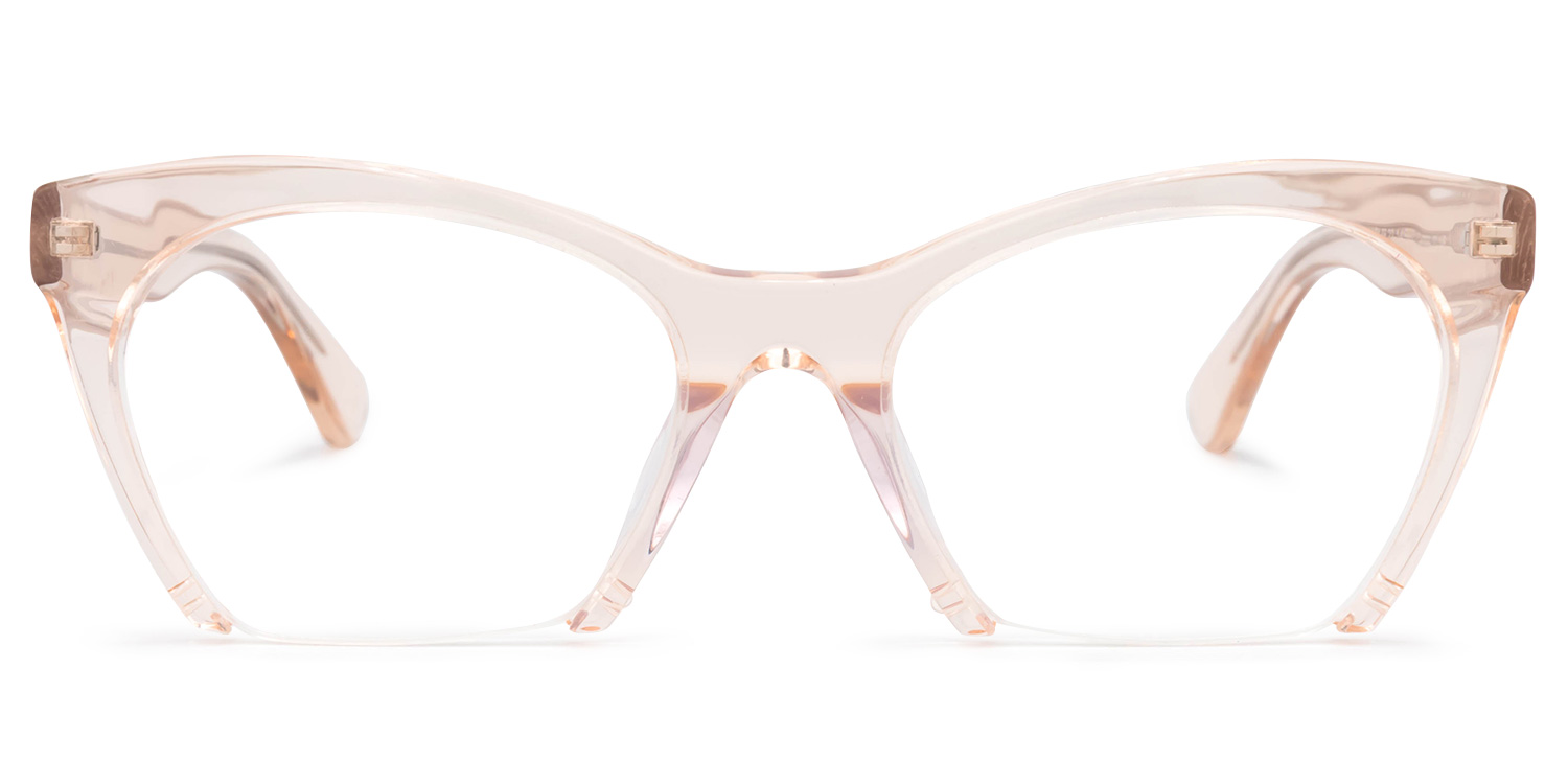 Christine Cat Eye Orange Glasses | ZEELOOL Canada0