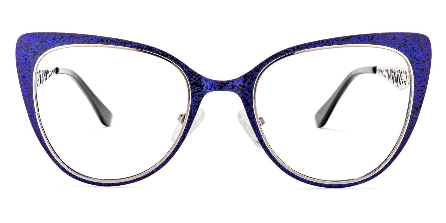 Eileen Cateye Blue Glasses | ZEELOOL Canada0