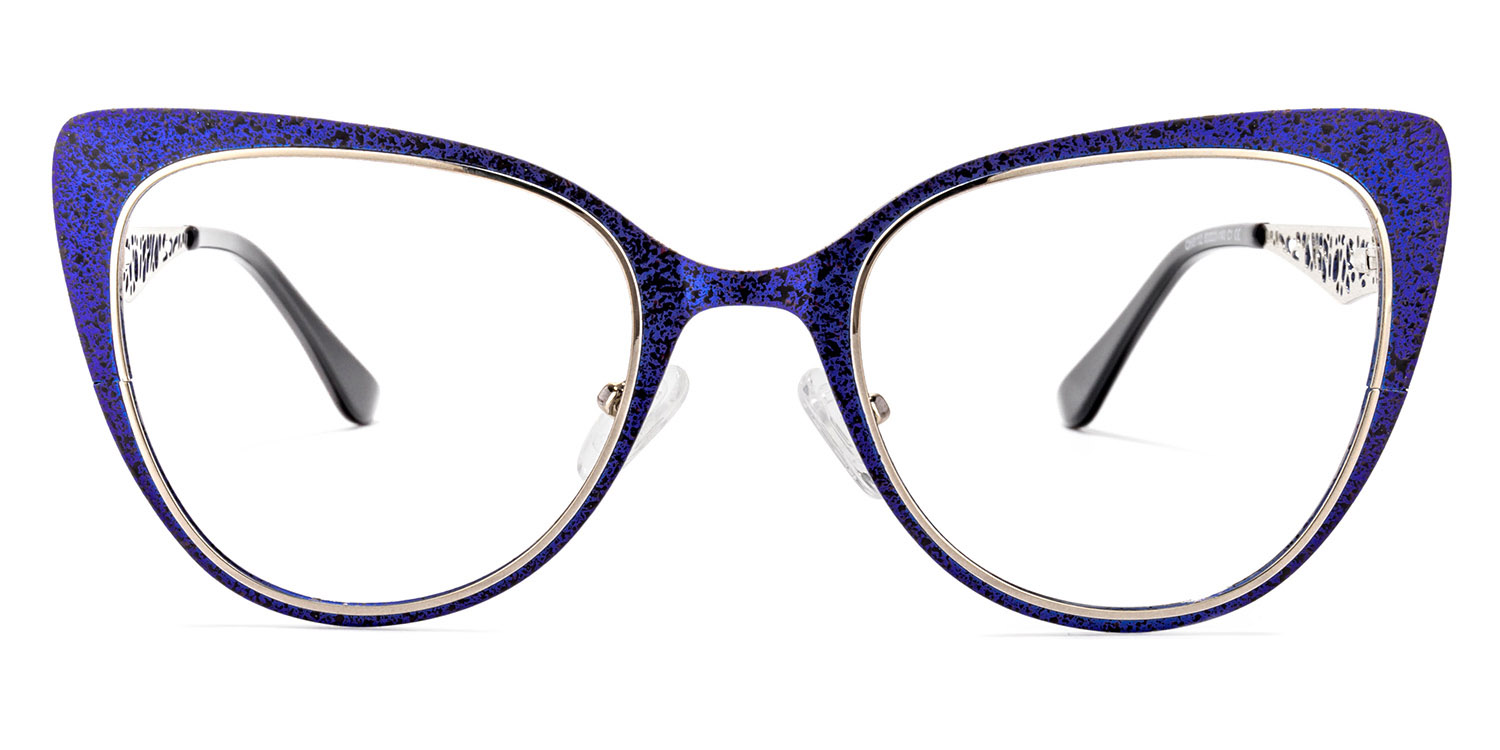 Eileen Cateye Blue Glasses | ZEELOOL Canada0