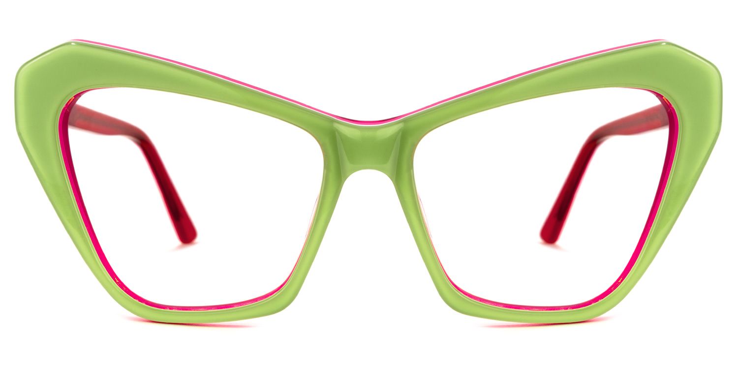 Benita Cateye Green Glasses | ZEELOOL Canada0