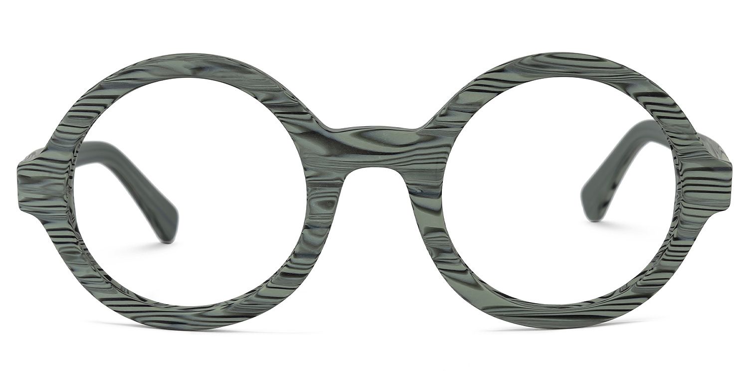 Bares Round Gray Glasses | ZEELOOL Canada0