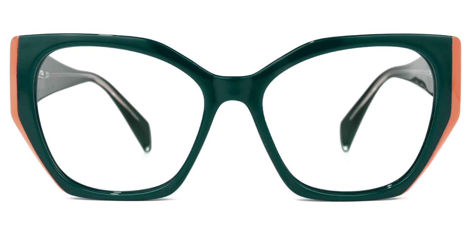 Phelts Geometric Green Glasses | ZEELOOL Canada0