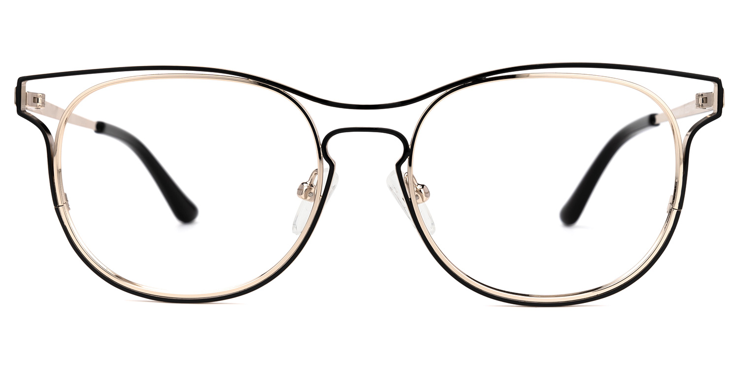 Chasity Oval Gold Glasses | ZEELOOL Canada0