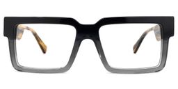Palacious Square Two-Tone Glasses0