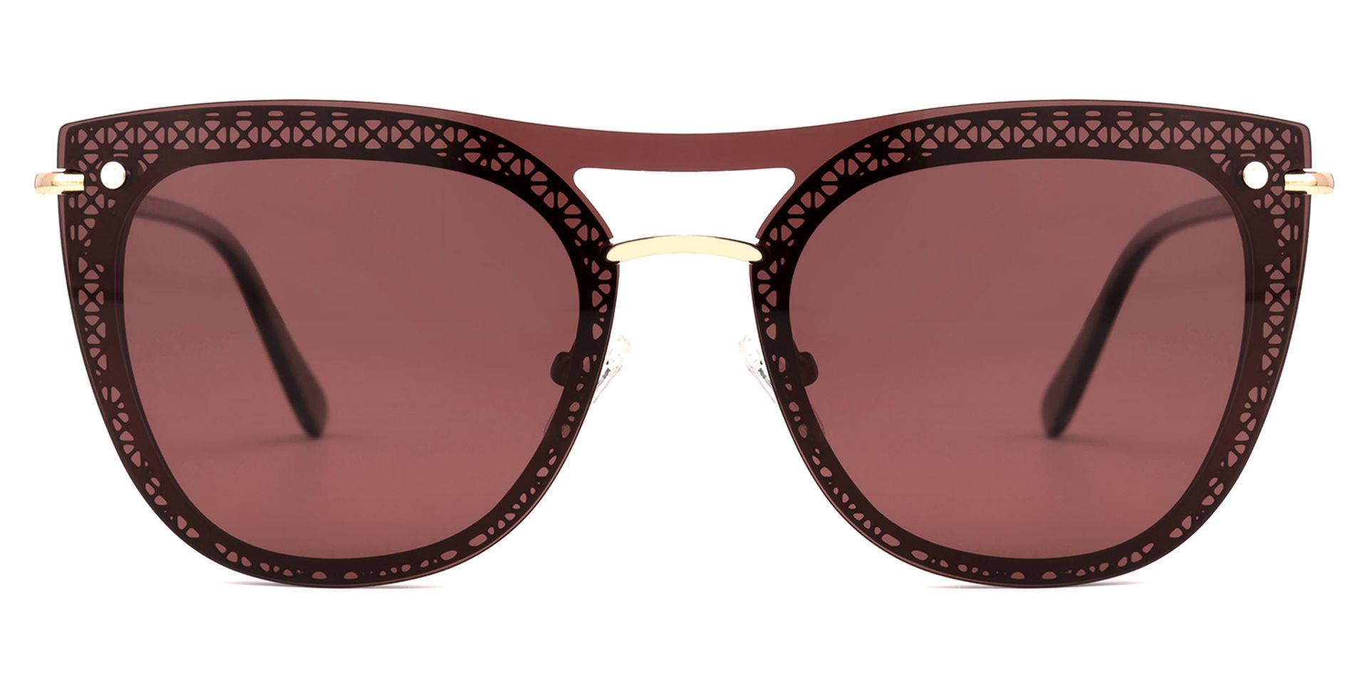 Hussain Clip-on Red Glasses | ZEELOOL Canada0