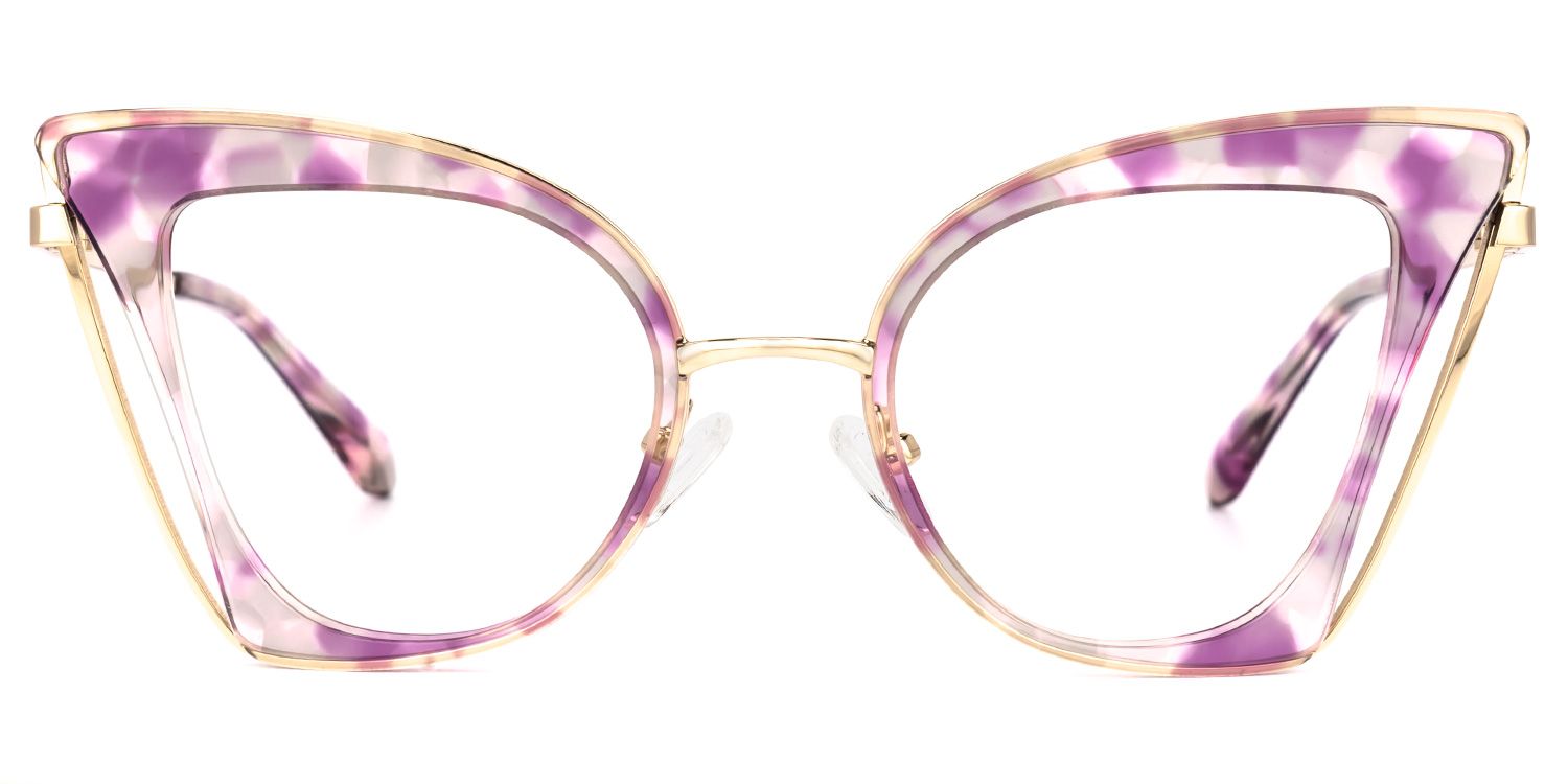 Orinthia Cateye Purple Glasses | ZEELOOL Canada0