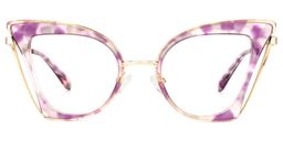 Orinthia Cateye Purple Glasses0