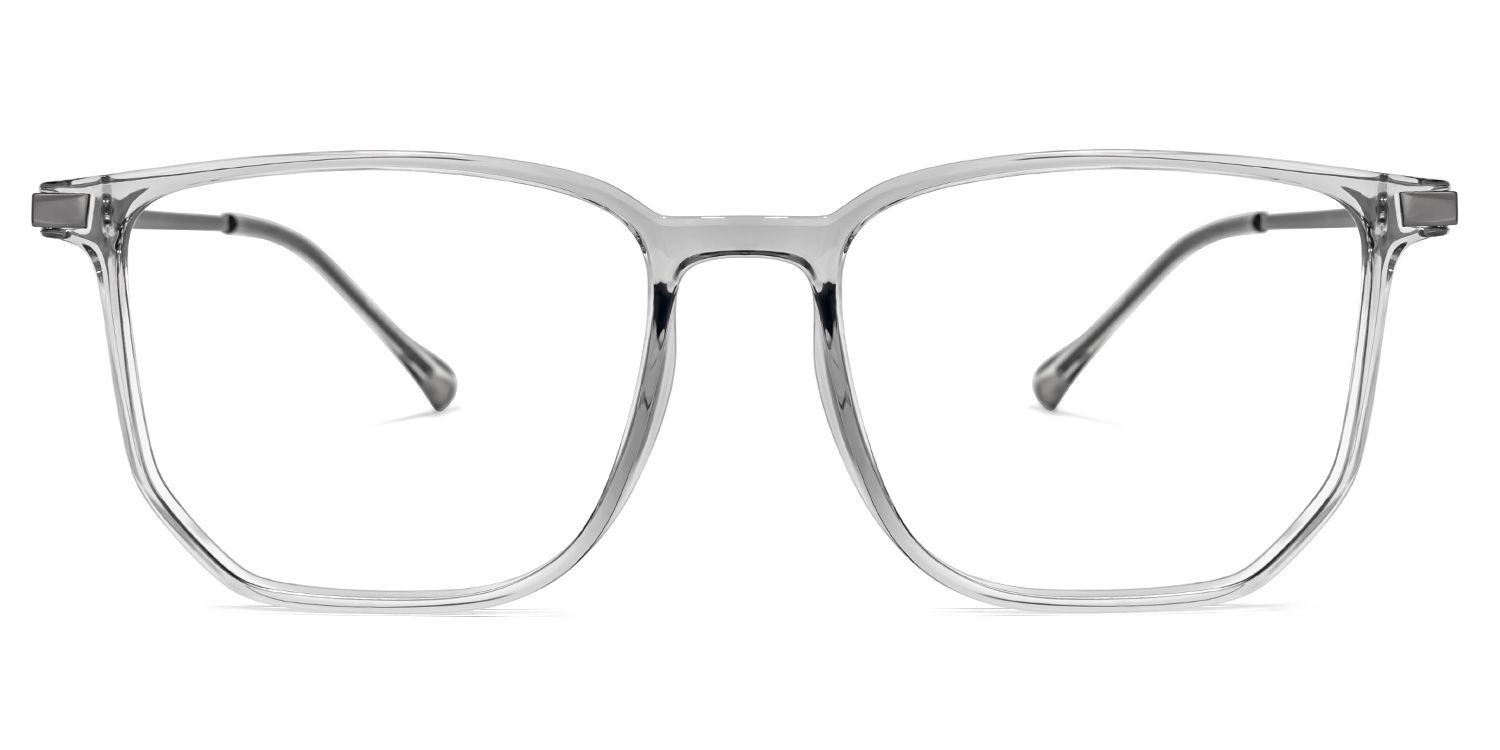 Fezell Square Gray Glasses | ZEELOOL Canada0
