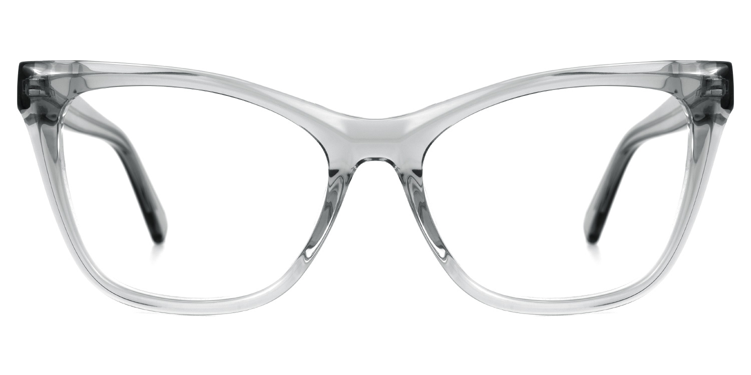 Raegan Cateye Gray Glasses0
