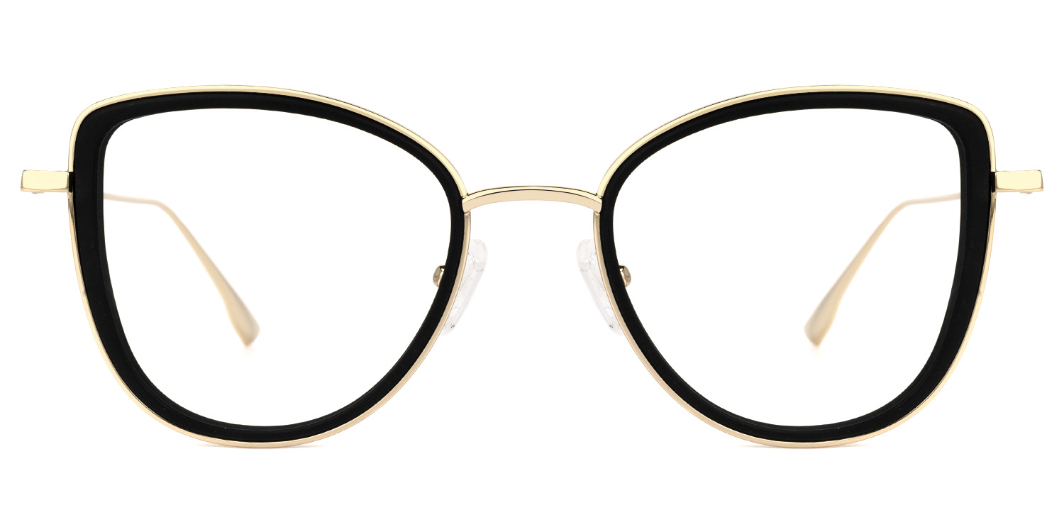 Sahro Round Black Glasses0