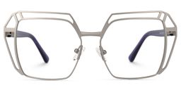 Murray Geometric Silver Glasses0