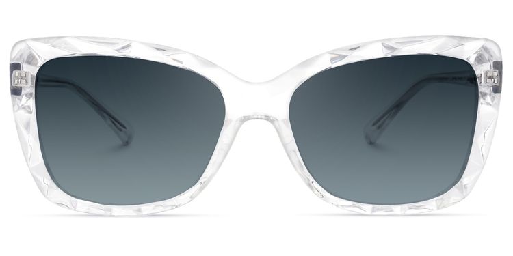 Edna Cateye Clear Sunglasses