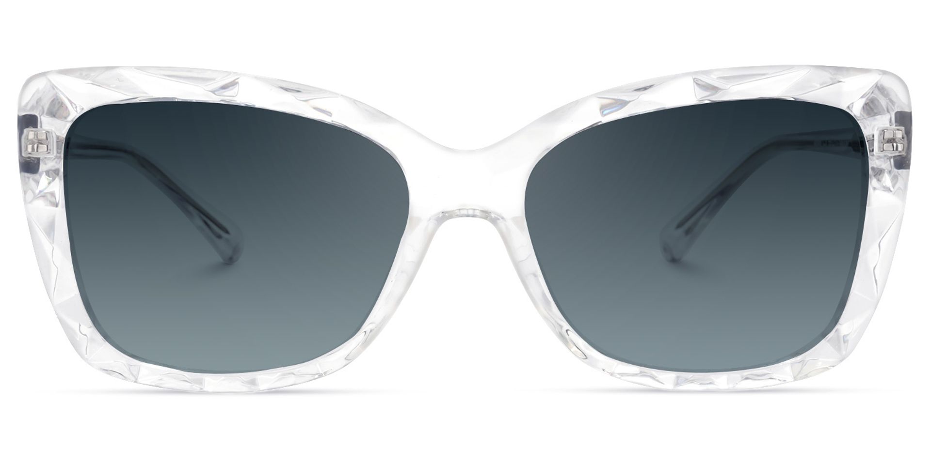 Edna Cateye Clear Sunglasses | ZEELOOL Canada0