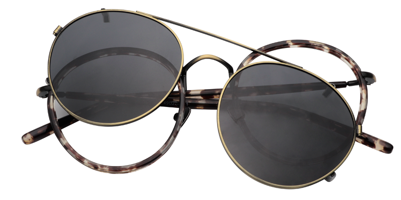 Merle Aviator Clip-on Glasses  | ZEELOOL Canada0