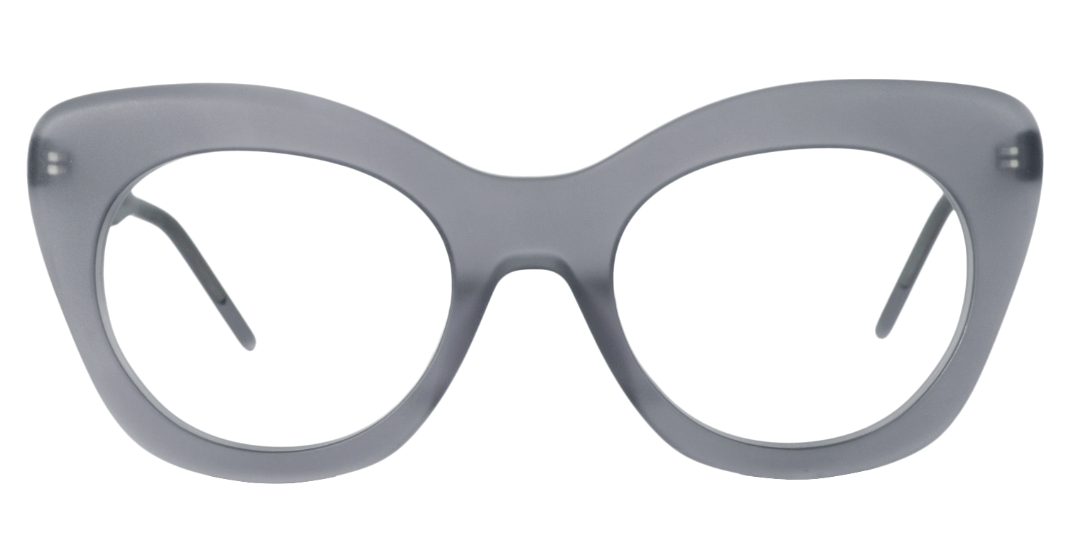 Cat-eye Gray Glasses | ZEELOOL Canada0