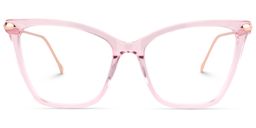 Hilary Butterfly Pink Glasses0