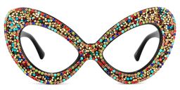 Poppy Cateye Colorful Glasses0