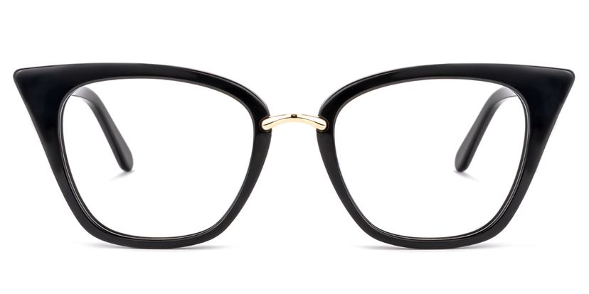 Tallulah Cat Eye Black Glasses