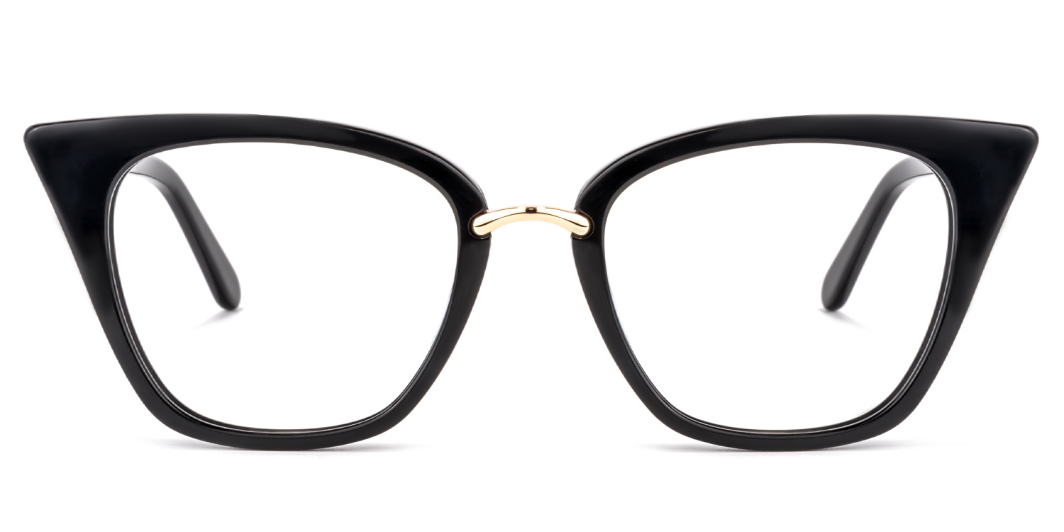 Tallulah Cat Eye Black Glasses good-img