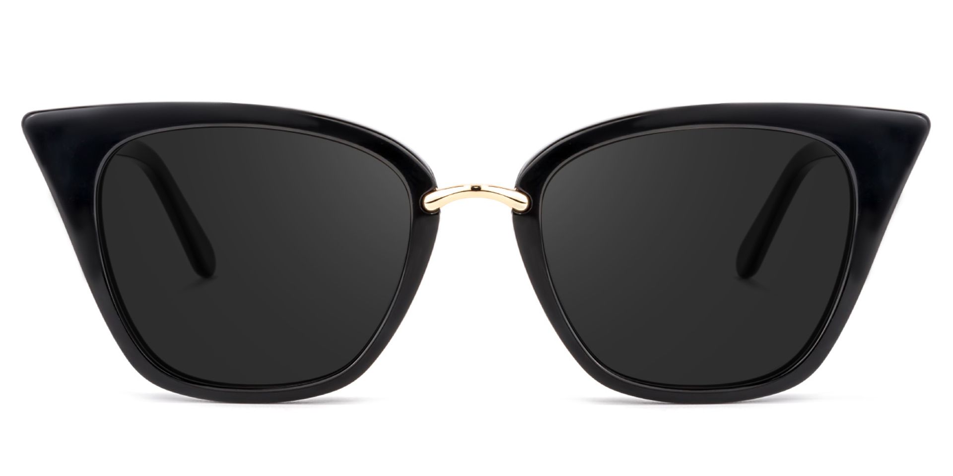 Tallulah Cat Eye Black Sunglasses  | ZEELOOL Canada0