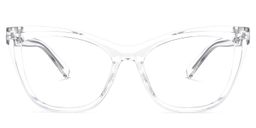 Raegan Cateye Clear Glasses0