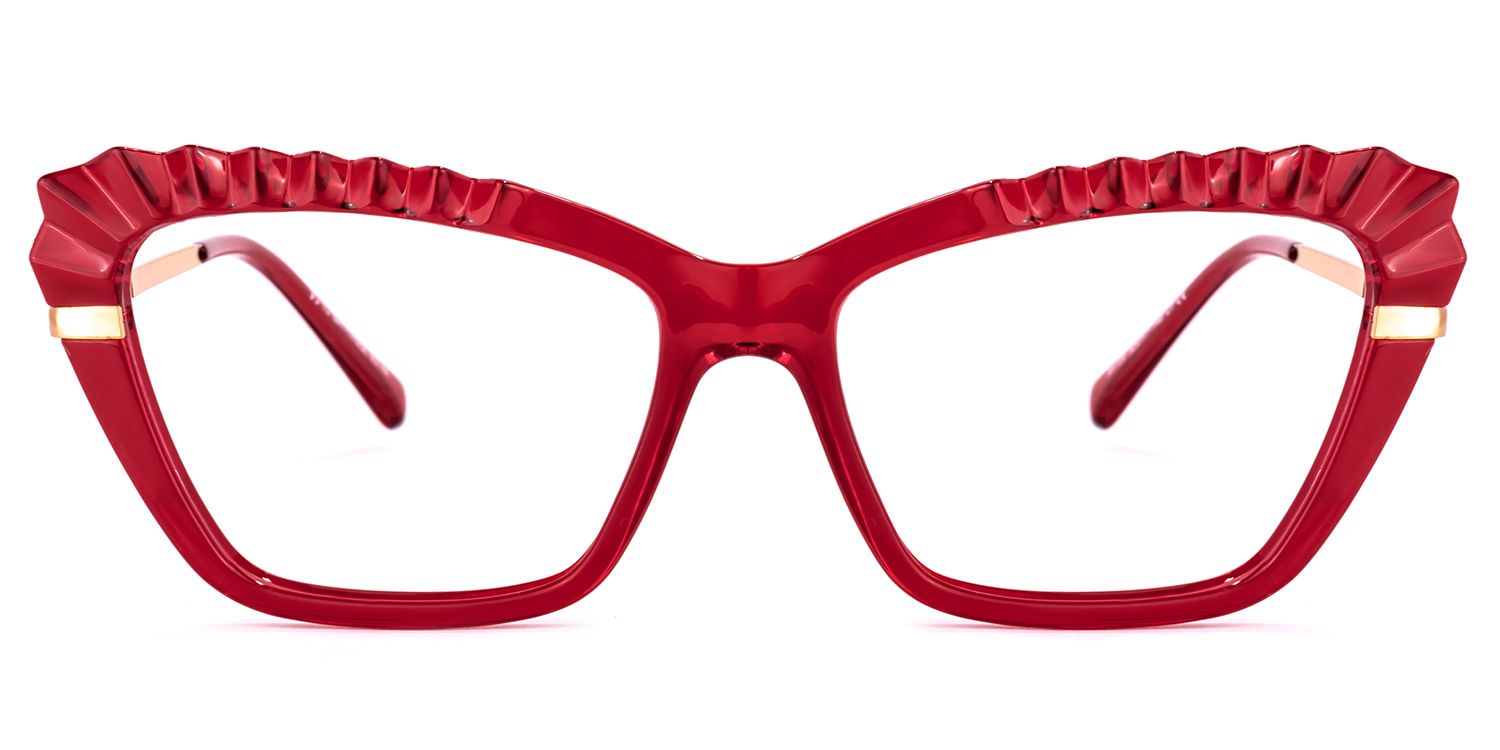 Sophie Cateye Red Glasses | ZEELOOL Canada0