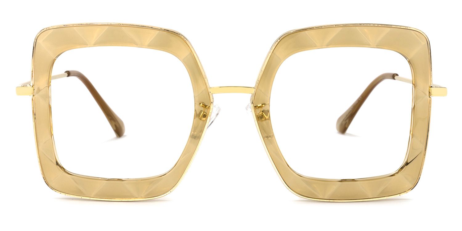 Tucker Square Yellow Glasses | ZEELOOL Canada0