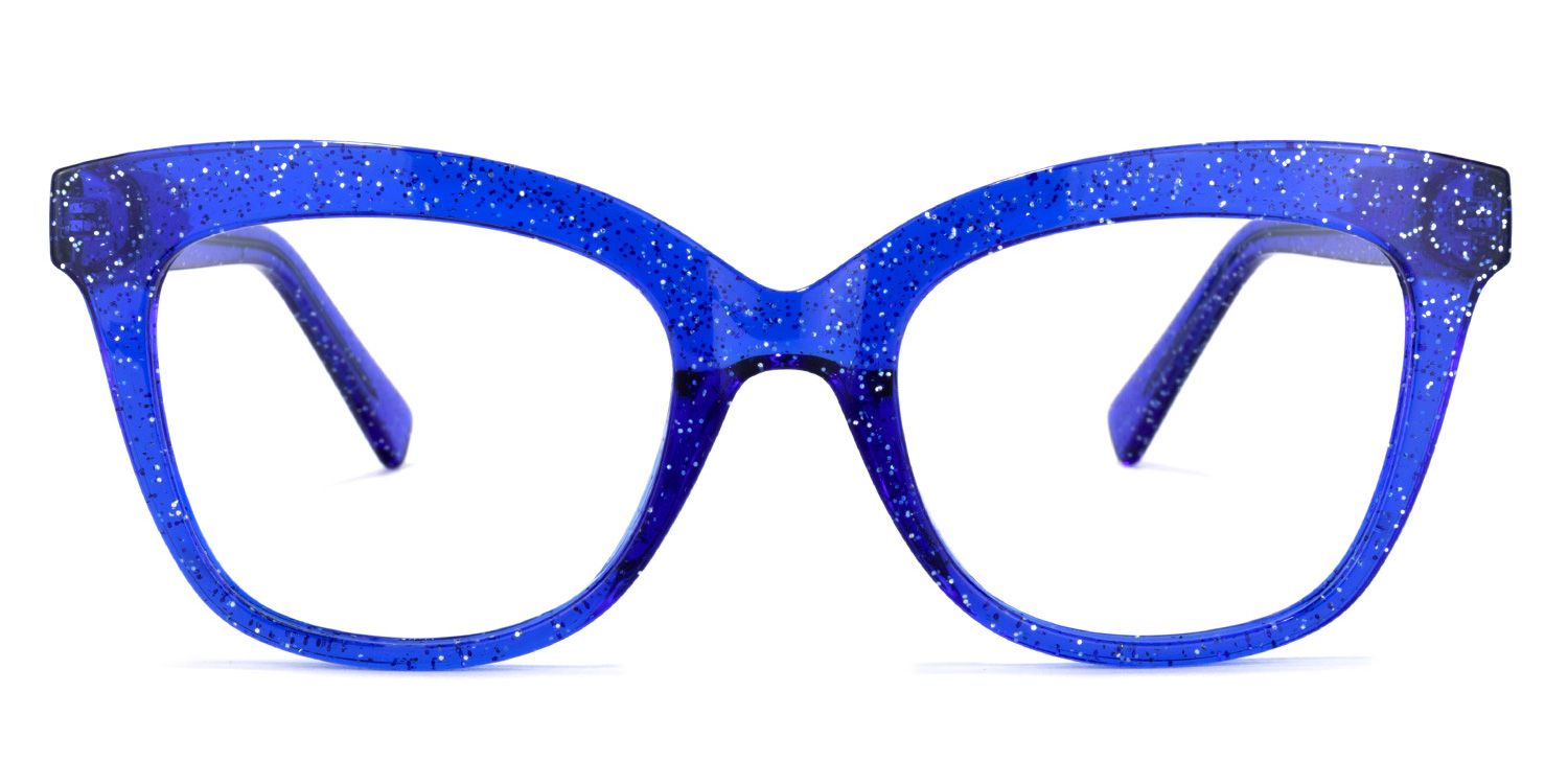 Santiago Cateye Blue Glasses | ZEELOOL Canada0
