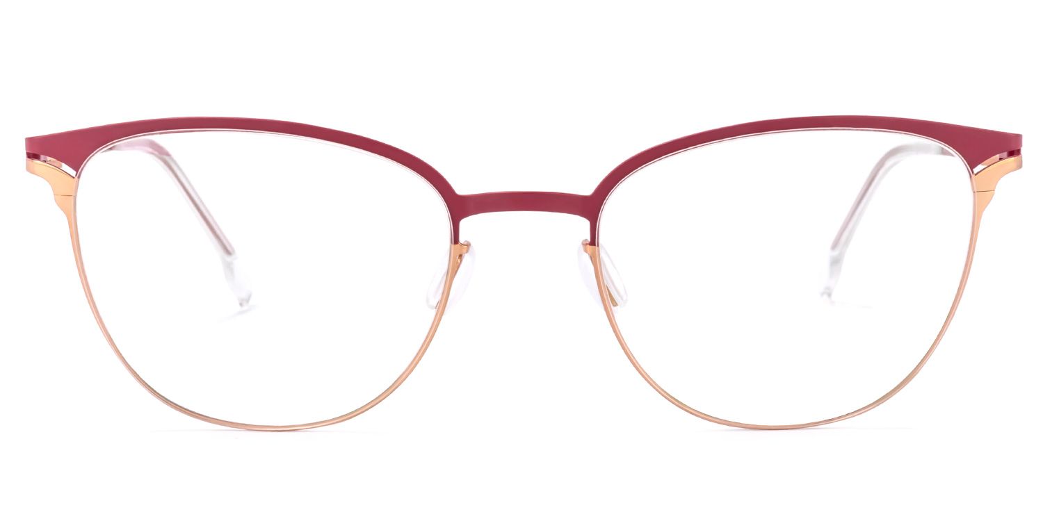 Yelena Sqaure Red Glasses | ZEELOOL Canada0