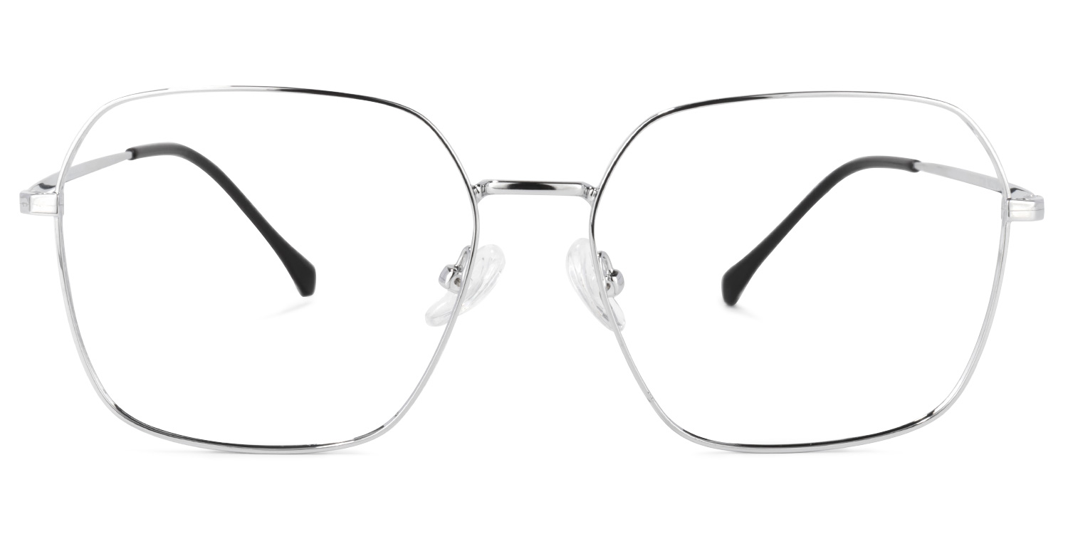 Zander Square Silver Glasses | ZEELOOL Canada0