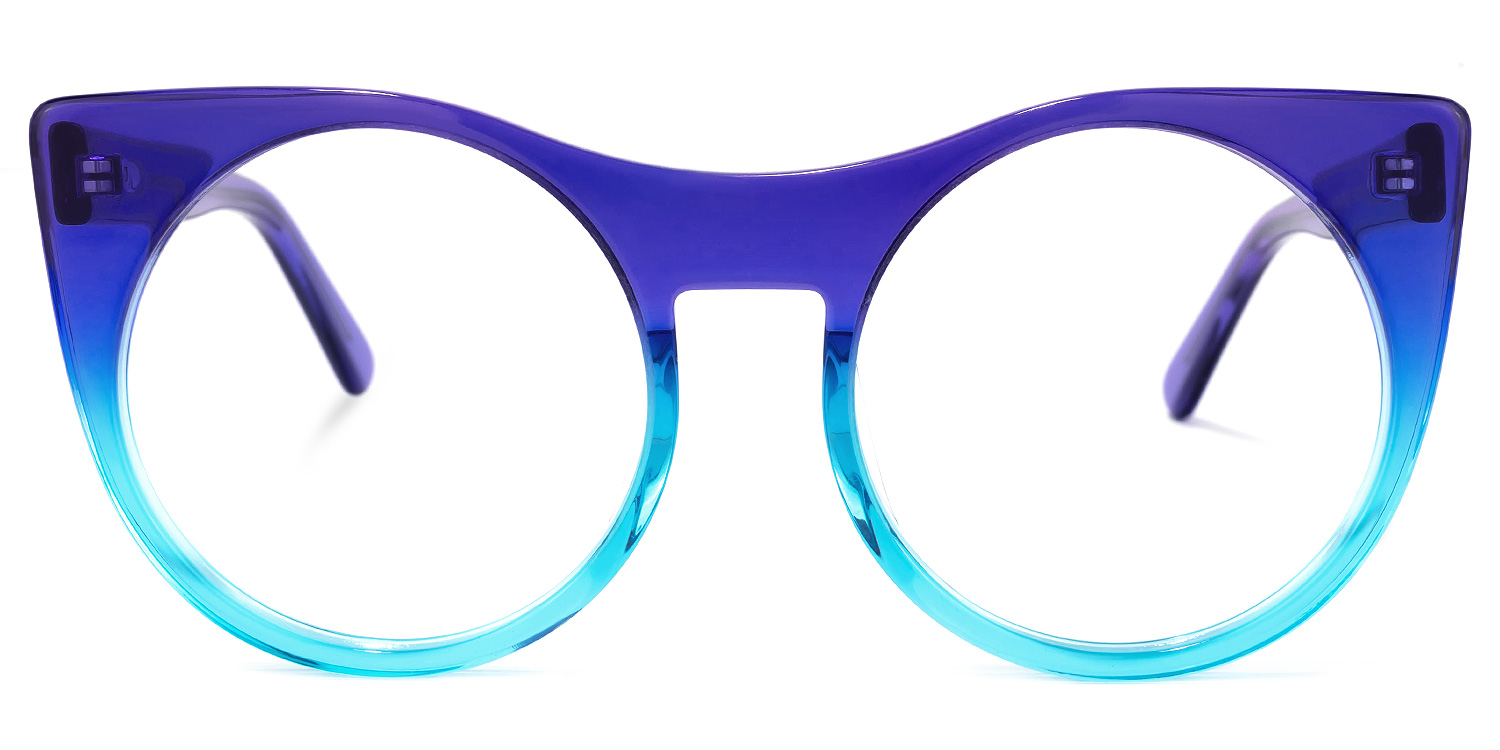 Zora Cateye Blue Glasses | ZEELOOL Canada0