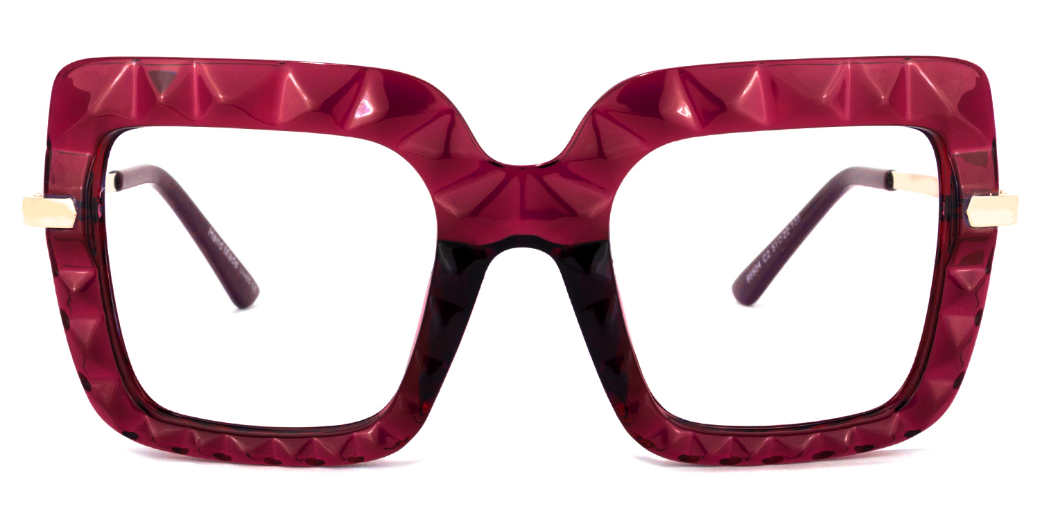 Amecia Square Red Glasses | ZEELOOL Canada0