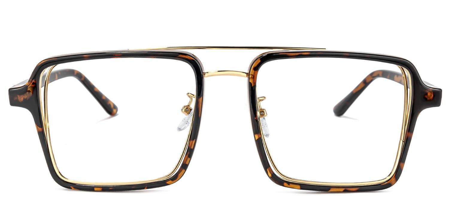 Aviator Tortoise-Gold Glasses | ZEELOOL Canada0