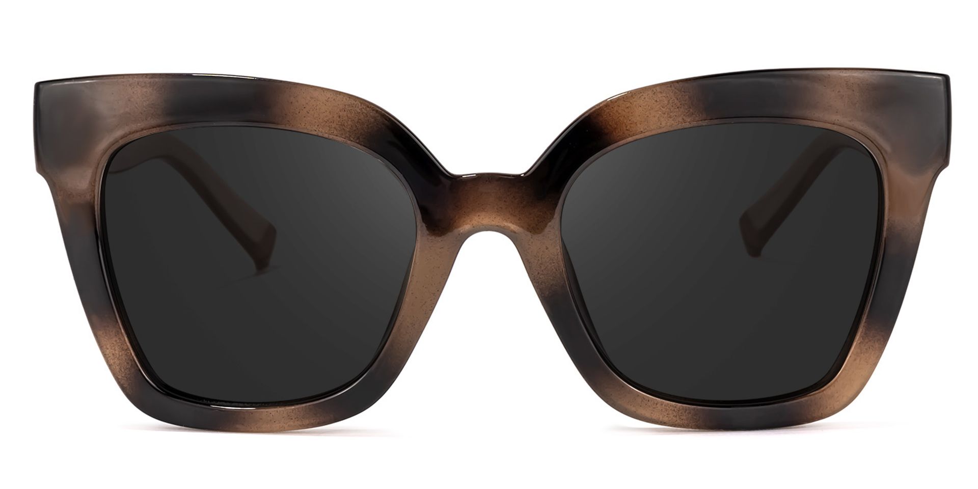 Malcolm Square Burnt Umber Sunglasses with Wide Frames1