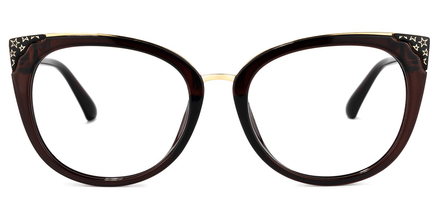Dalton Cat Eye Burgundy Glasses | ZEELOOL Canada0